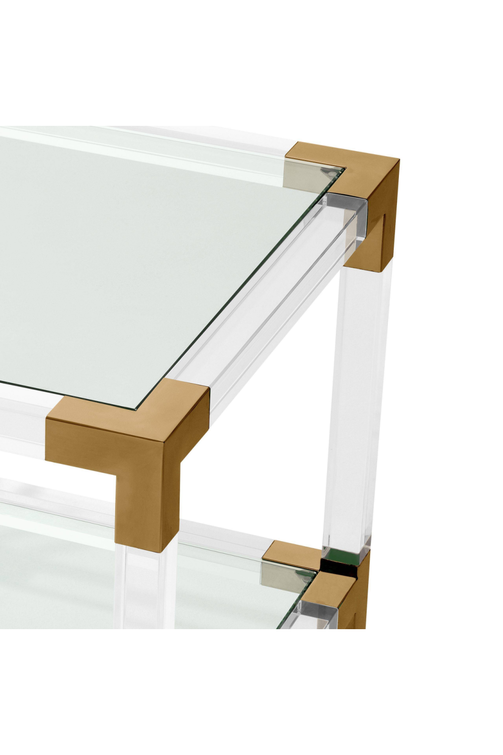 Clear Glass Side Table Royalton | Eichholtz Miami