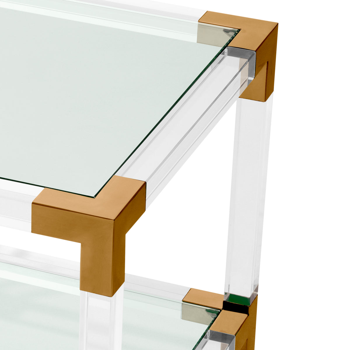 Clear Glass Side Table Royalton | Eichholtz Miami