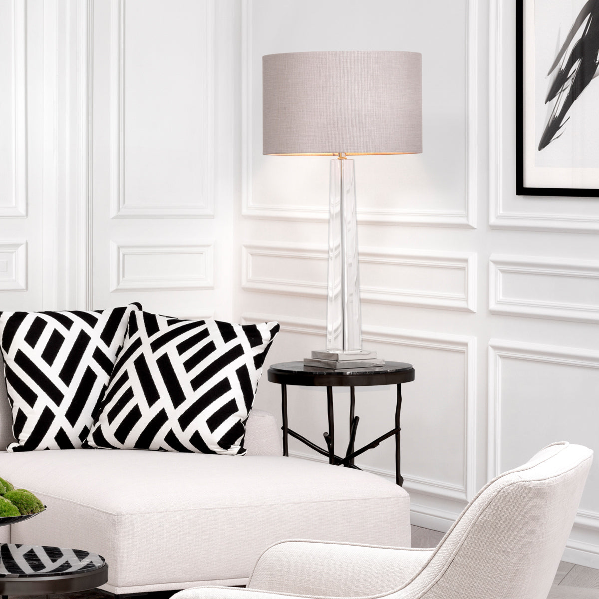 Round Marble Side Table Tomasso | Eichholtz Miami