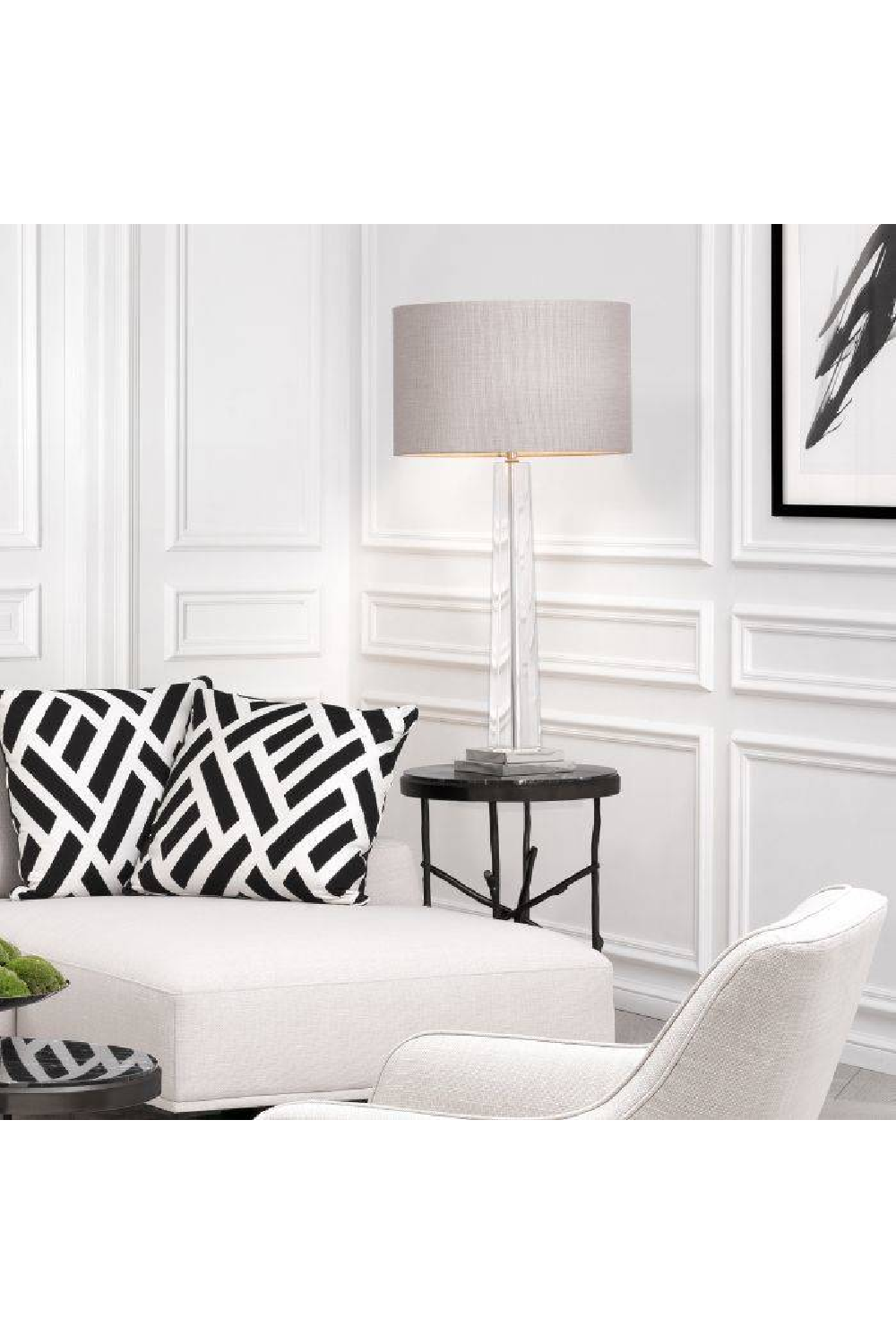 Round Marble Side Table Tomasso | Eichholtz Miami