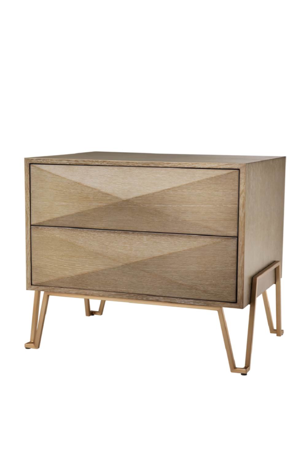 Oak Veneer Nightstand Highland | Eichholtz Miami
