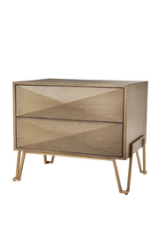 Oak Veneer Nightstand Highland | Eichholtz Miami