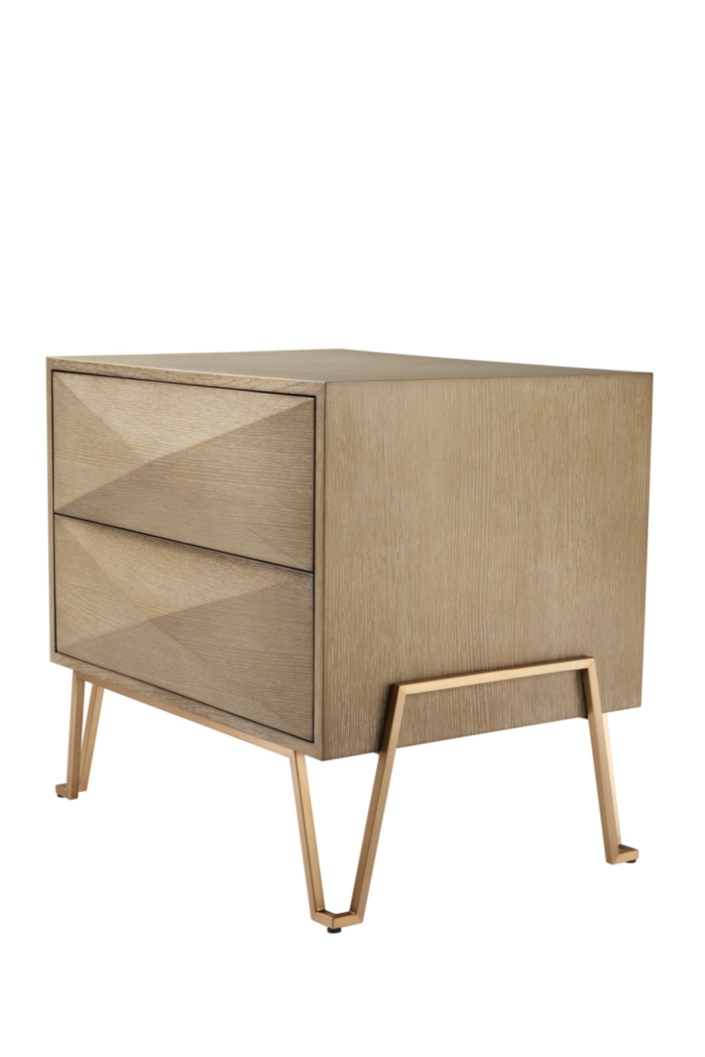 Oak Veneer Nightstand Highland | Eichholtz Miami
