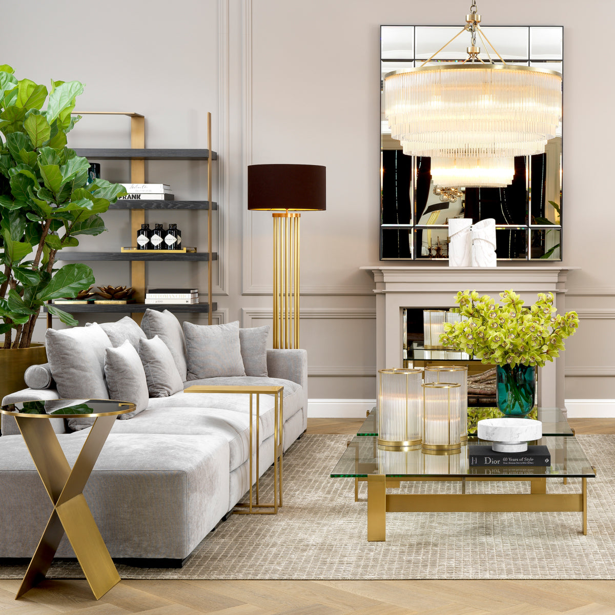 C-Shaped Side Table Pierre | Eichholtz Miami