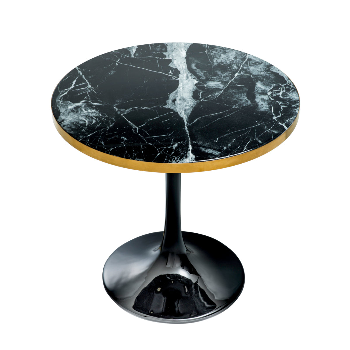 Faux Marble Side Table Parme | Eichholtz Miami
