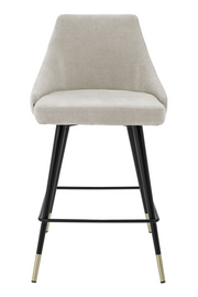 Sand Upholstered Counter Stool Cedro | Eichholtz Miami