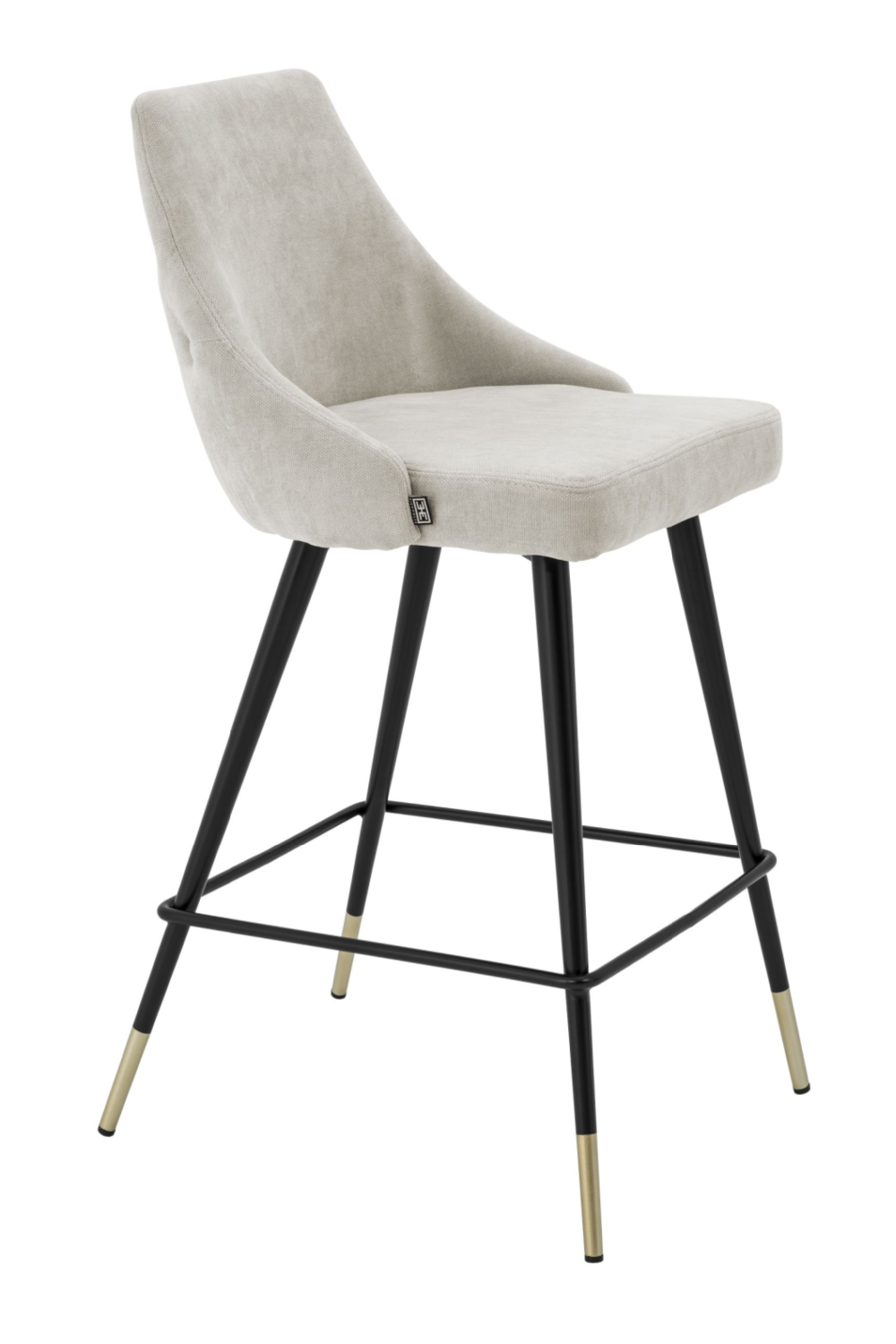 Sand Upholstered Counter Stool Cedro | Eichholtz Miami