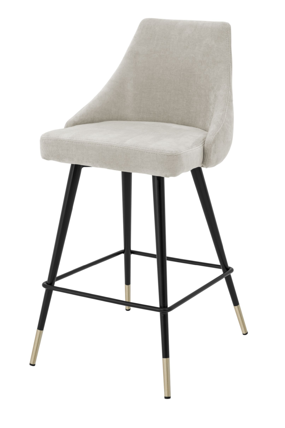 Sand Upholstered Counter Stool Cedro | Eichholtz Miami