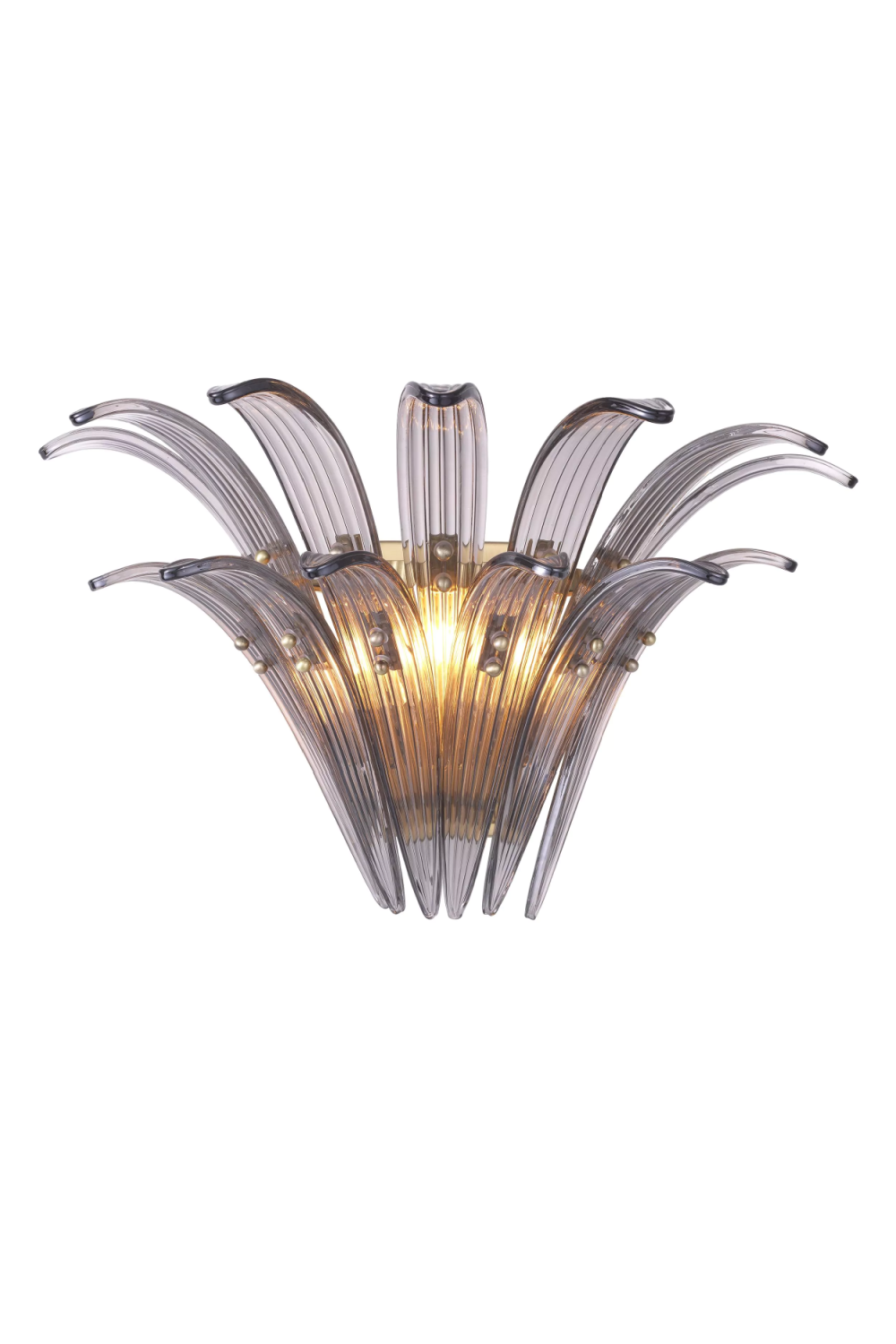 Smoke Glass Wall Lamp Italo | Eichholtz Miami