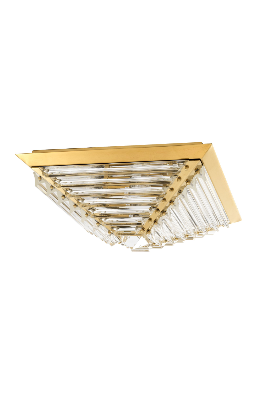 Gold Pyramid Flush Mount | Eichholtz Eden | Eichholtz Miami
