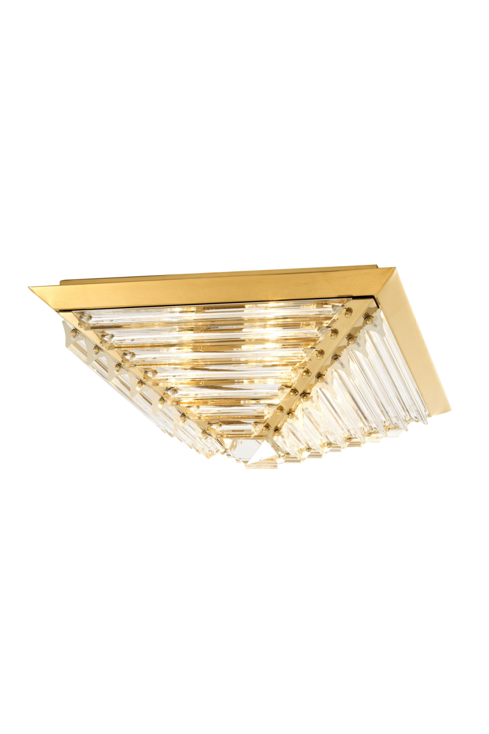 Gold Pyramid Flush Mount | Eichholtz Eden | Eichholtz Miami