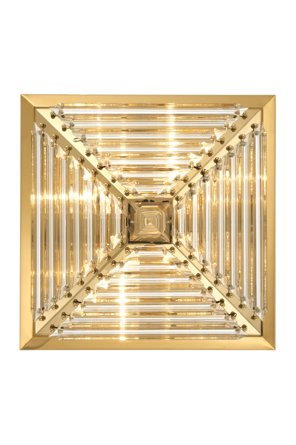 Gold Pyramid Flush Mount | Eichholtz Eden | Eichholtz Miami