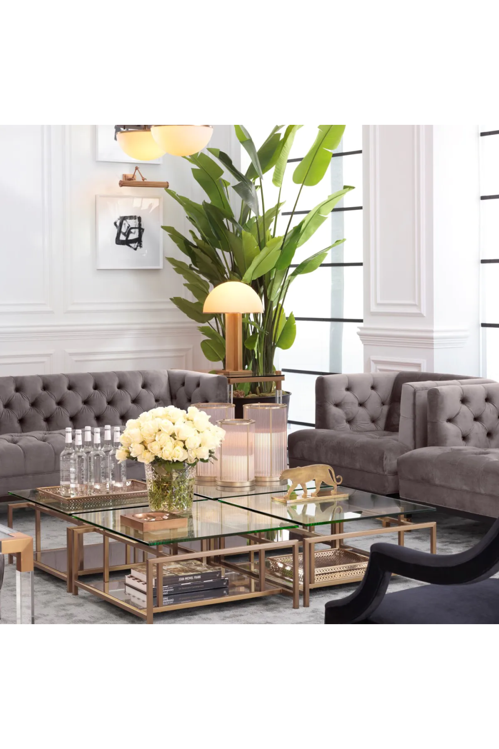 Glass Dome Table Lamp Berkley | Eichholtz Miami