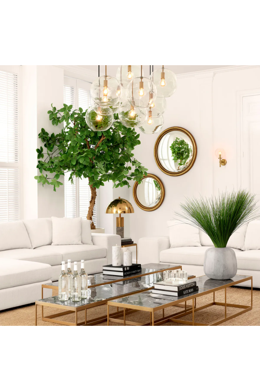 Gold Dome Table Lamp Flair | Eichholtz Miami