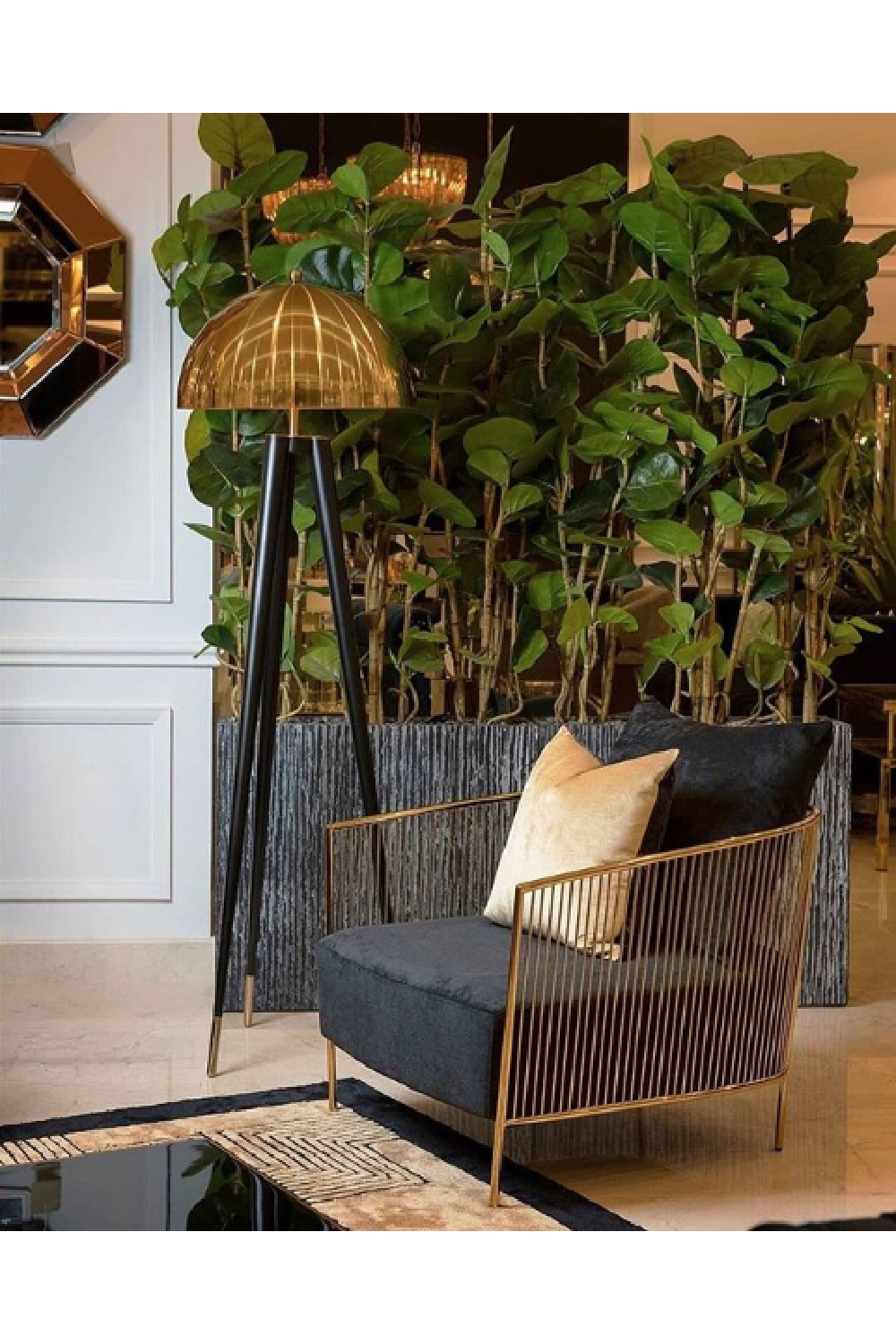 Tripod Floor Lamp Coyote | Eichholtz Miami