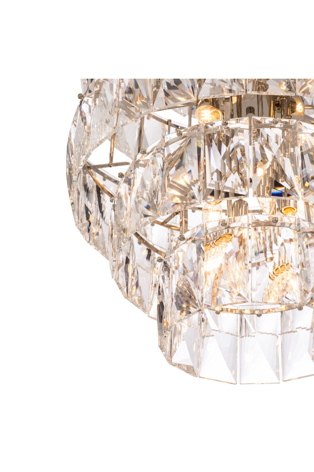 Glass Layered Chandelier L Amazone | Eichholtz Miami