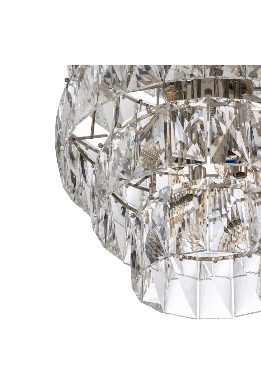 Glass Layered Chandelier L Amazone | Eichholtz Miami