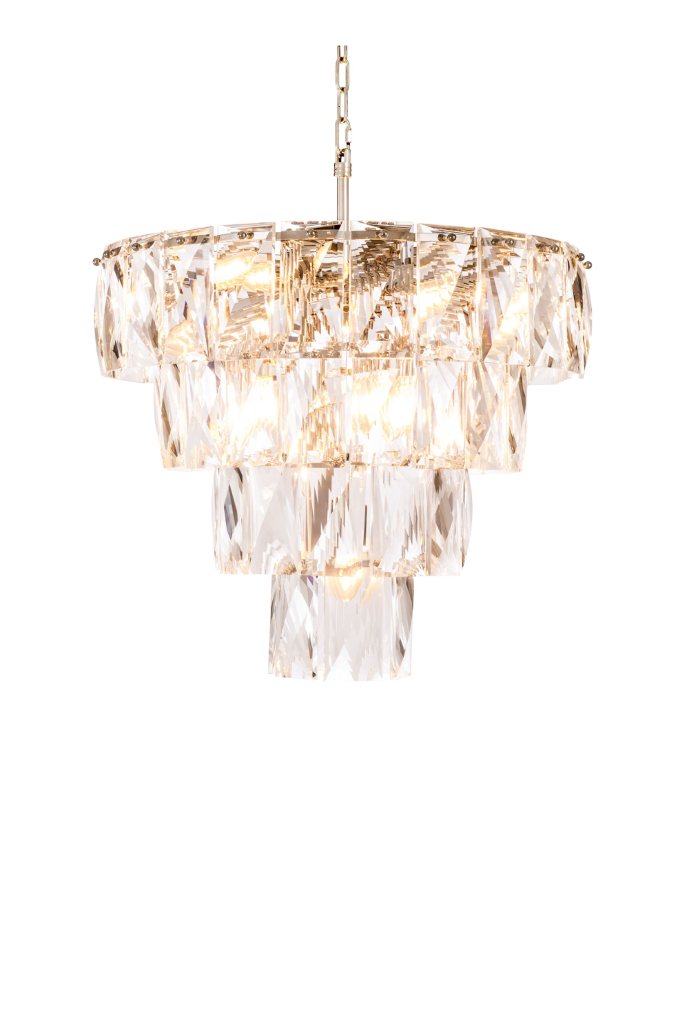 Glass Layered Chandelier S Amazone | Eichholtz Miami