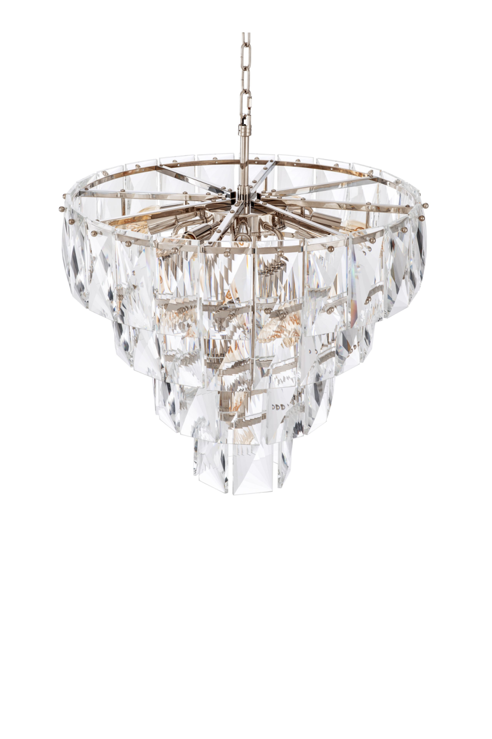 Glass Layered Chandelier S Amazone | Eichholtz Miami