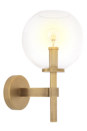 Brass Globe Wall Lamp Jade | Eichholtz Miami