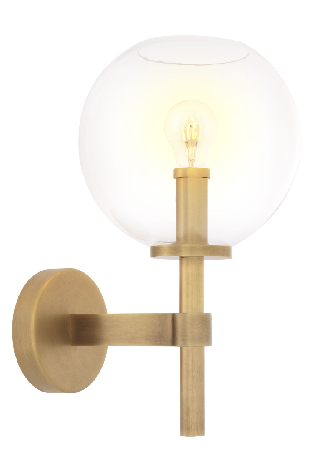 Brass Globe Wall Lamp Jade | Eichholtz Miami