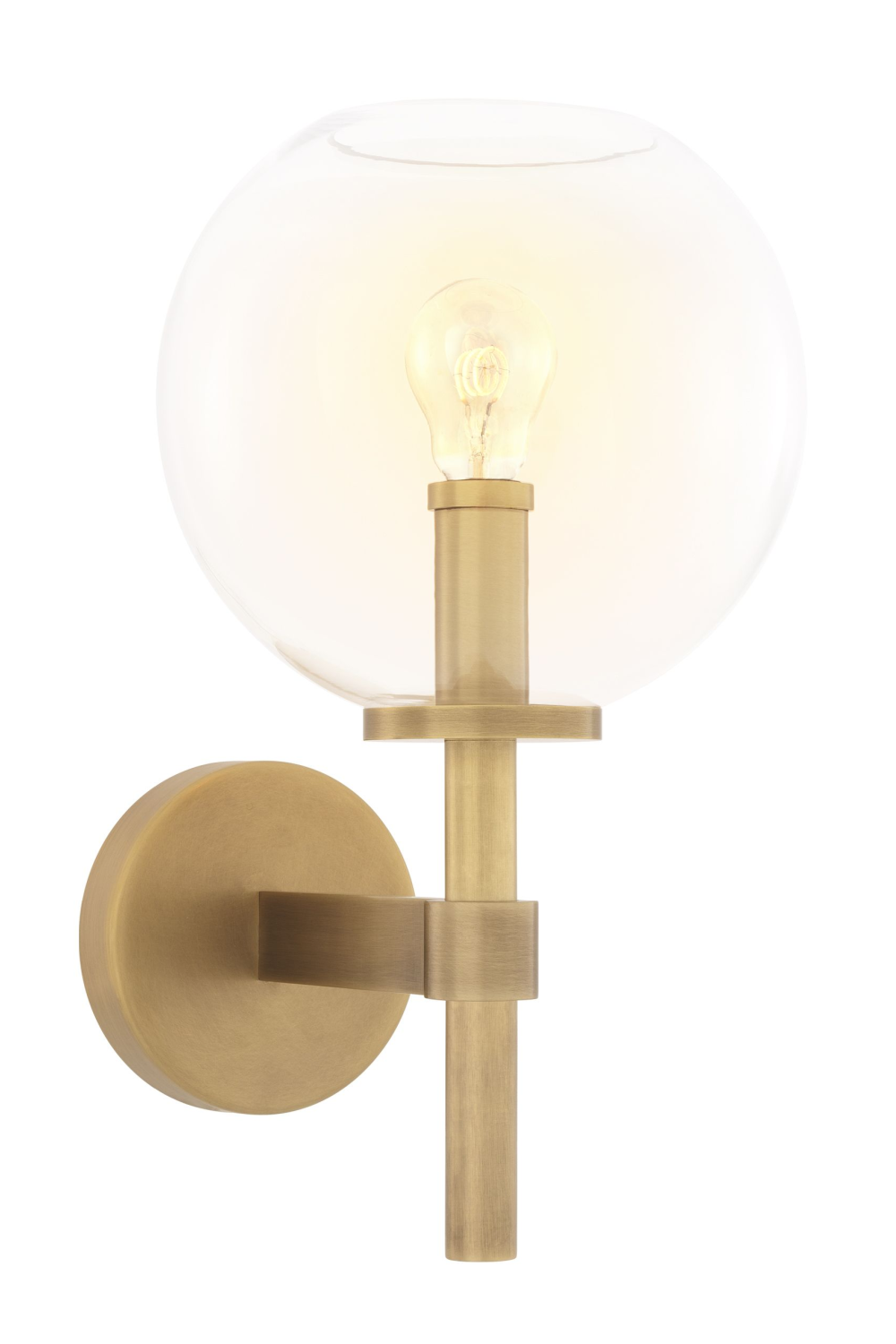 Brass Globe Wall Lamp Jade | Eichholtz Miami