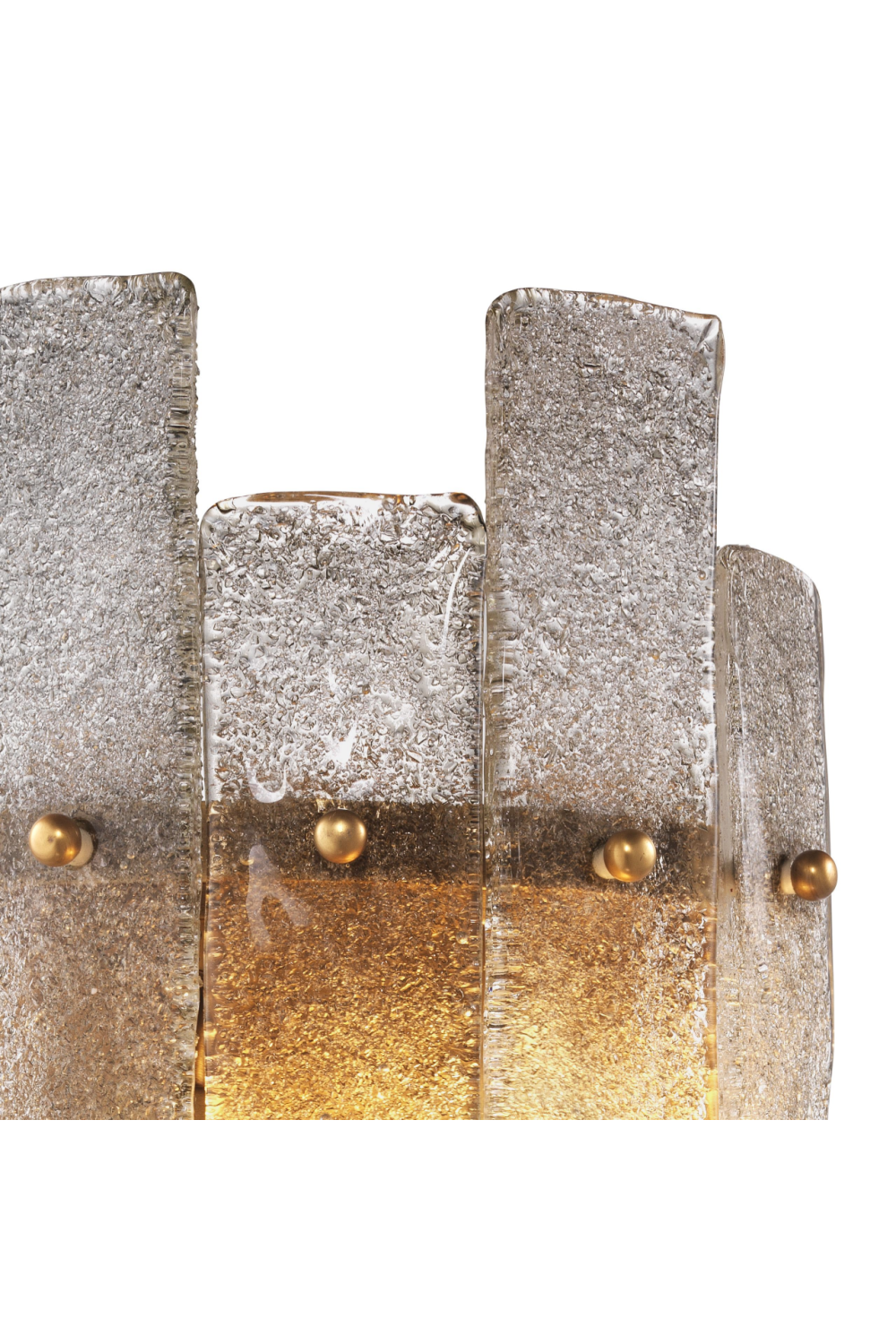 Ribbed Glass Wall Lamp Caprera | Eichholtz Miami