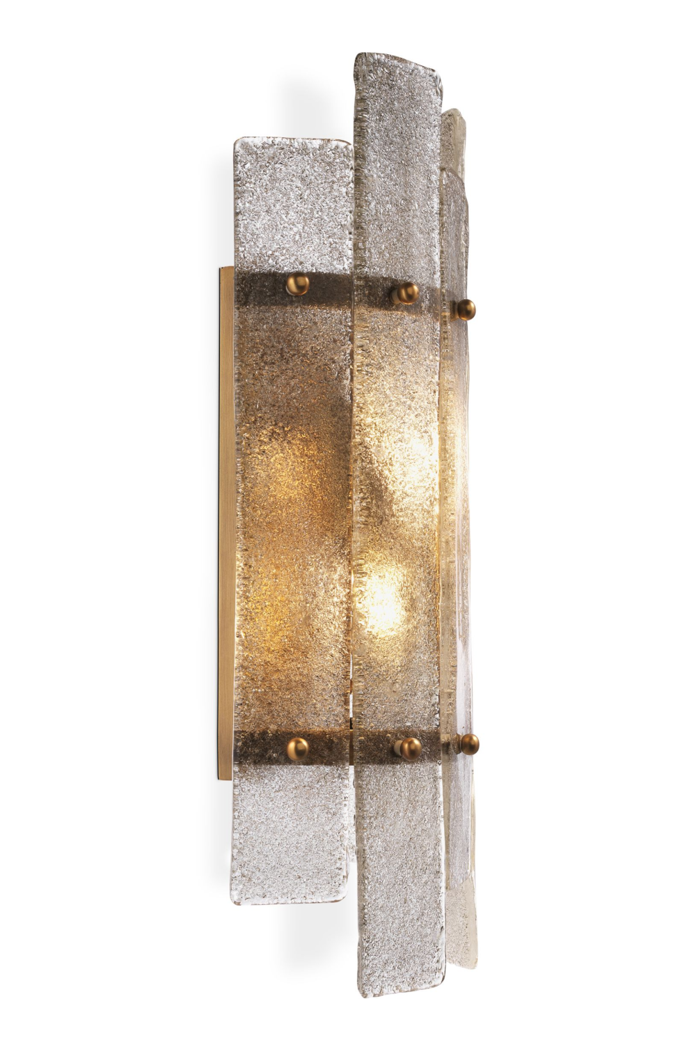 Ribbed Glass Wall Lamp Caprera | Eichholtz Miami