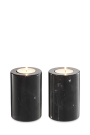 Marble Tealight Holders (2) Tobor S | Eichholtz Miami