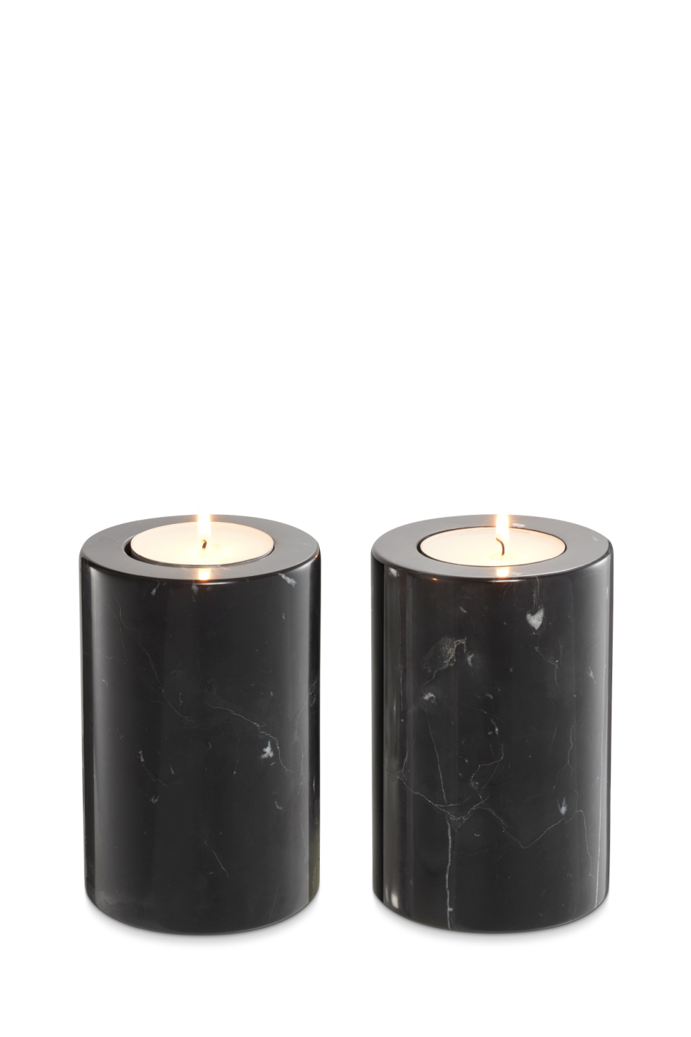 Marble Tealight Holders (2) Tobor S | Eichholtz Miami