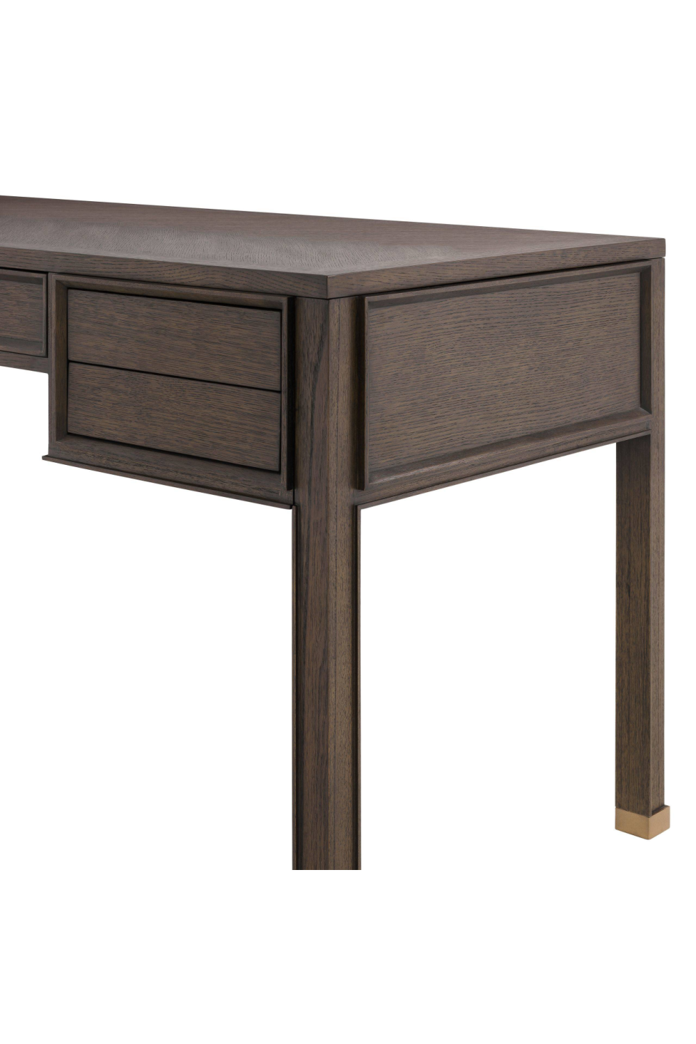 Brown Oak Desk Melchior | Eichholtz Miami