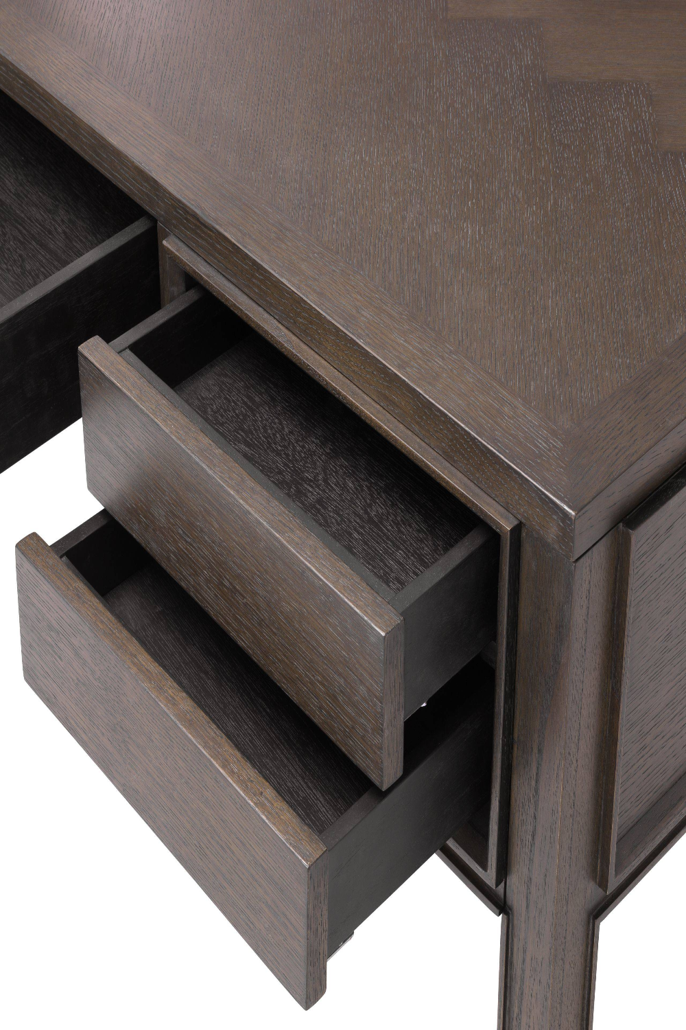 Brown Oak Desk Melchior | Eichholtz Miami