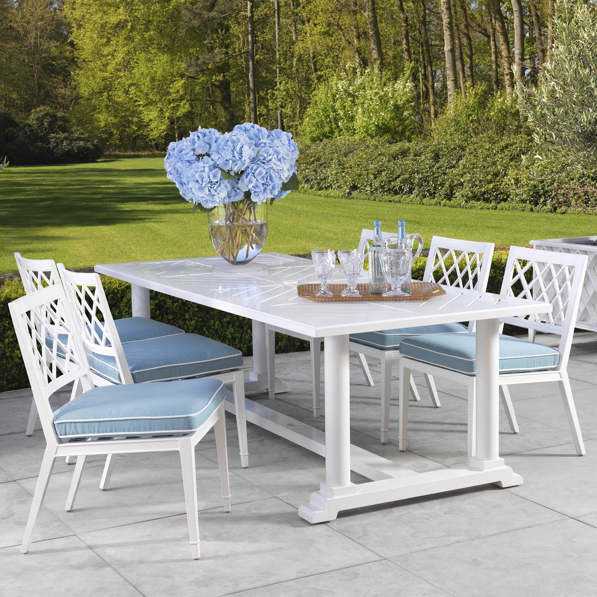 Rectangular Outdoor Dining Table Bell Rive | Eichholtz Miami
