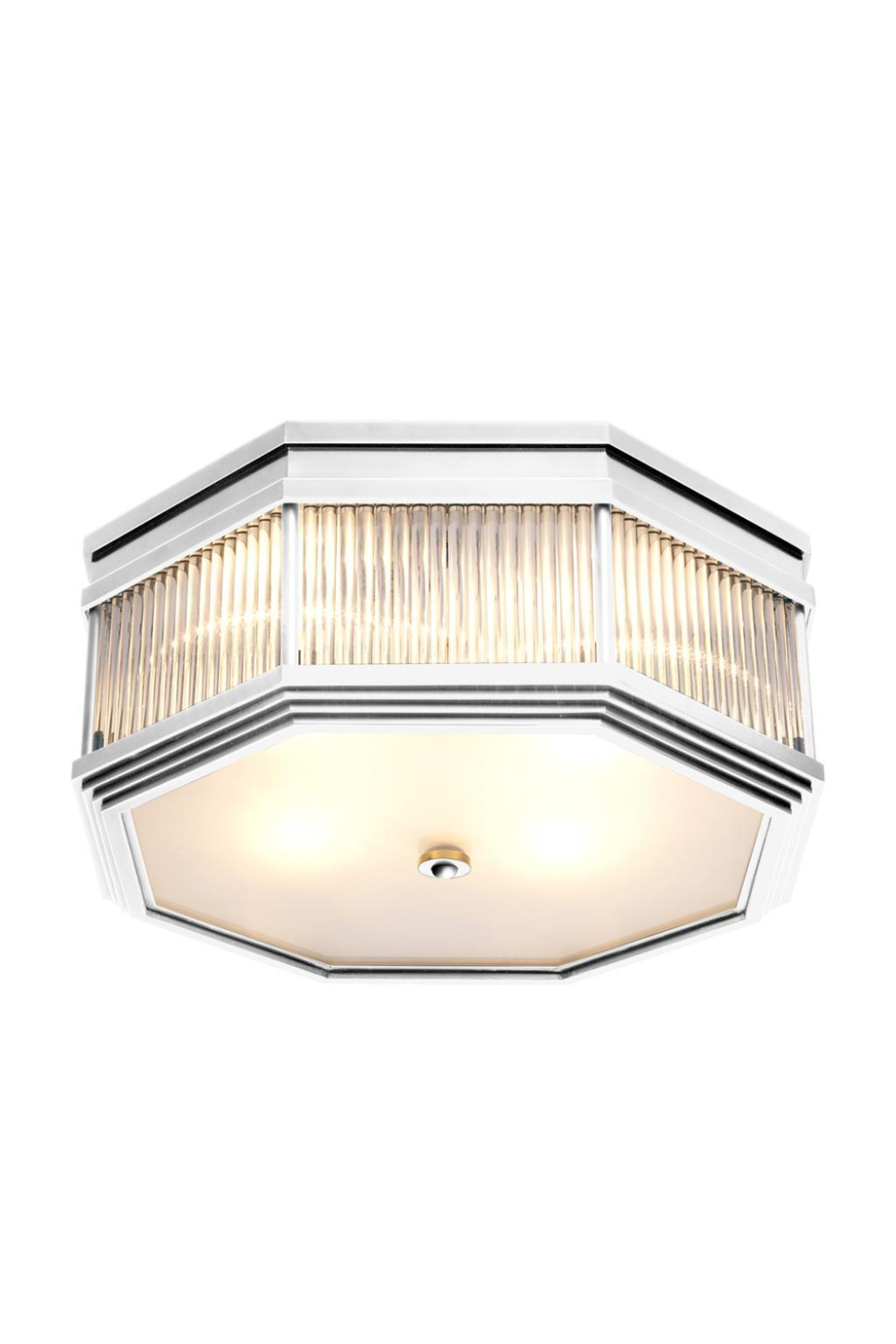 Silver Geometric Flush Mount | Eichholtz  Bagatelle | Eichholtz Miami