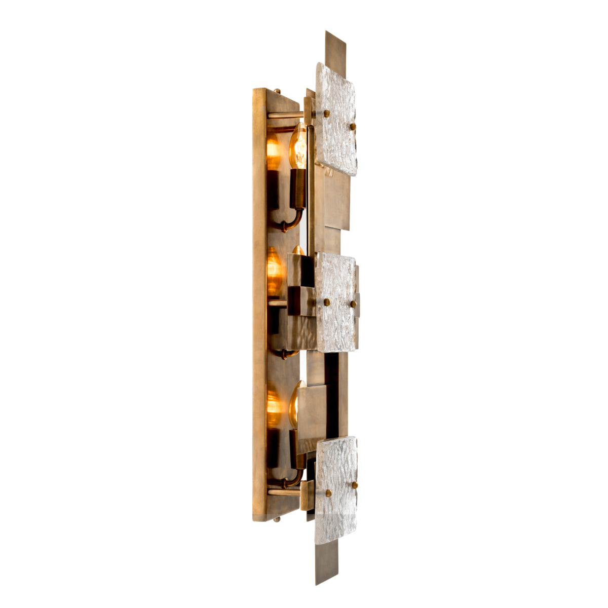 Vintage Brass Wall Lamp Langham | Eichholtz Miami