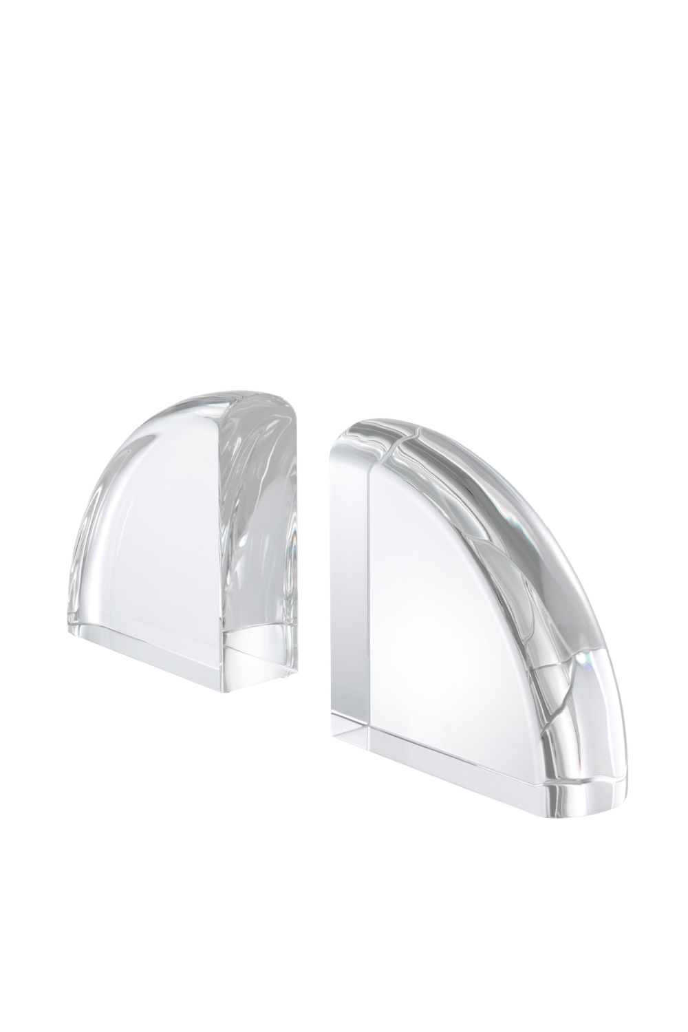Crystal Glass Bookend (set of 2) | Eichholtz Decorage | Eichholtz Miami