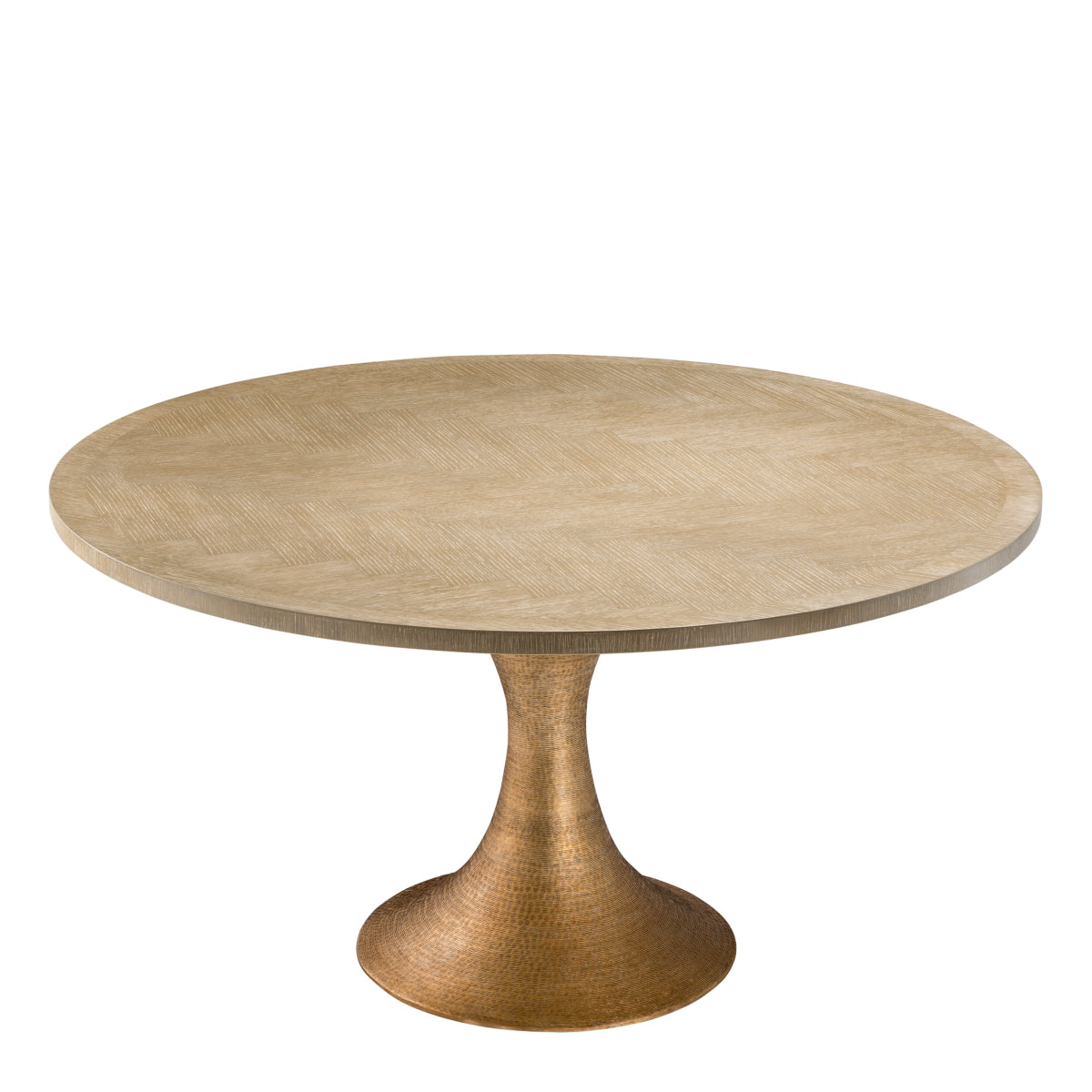 Round Oak Dining Table Melchior | Eichholtz Miami