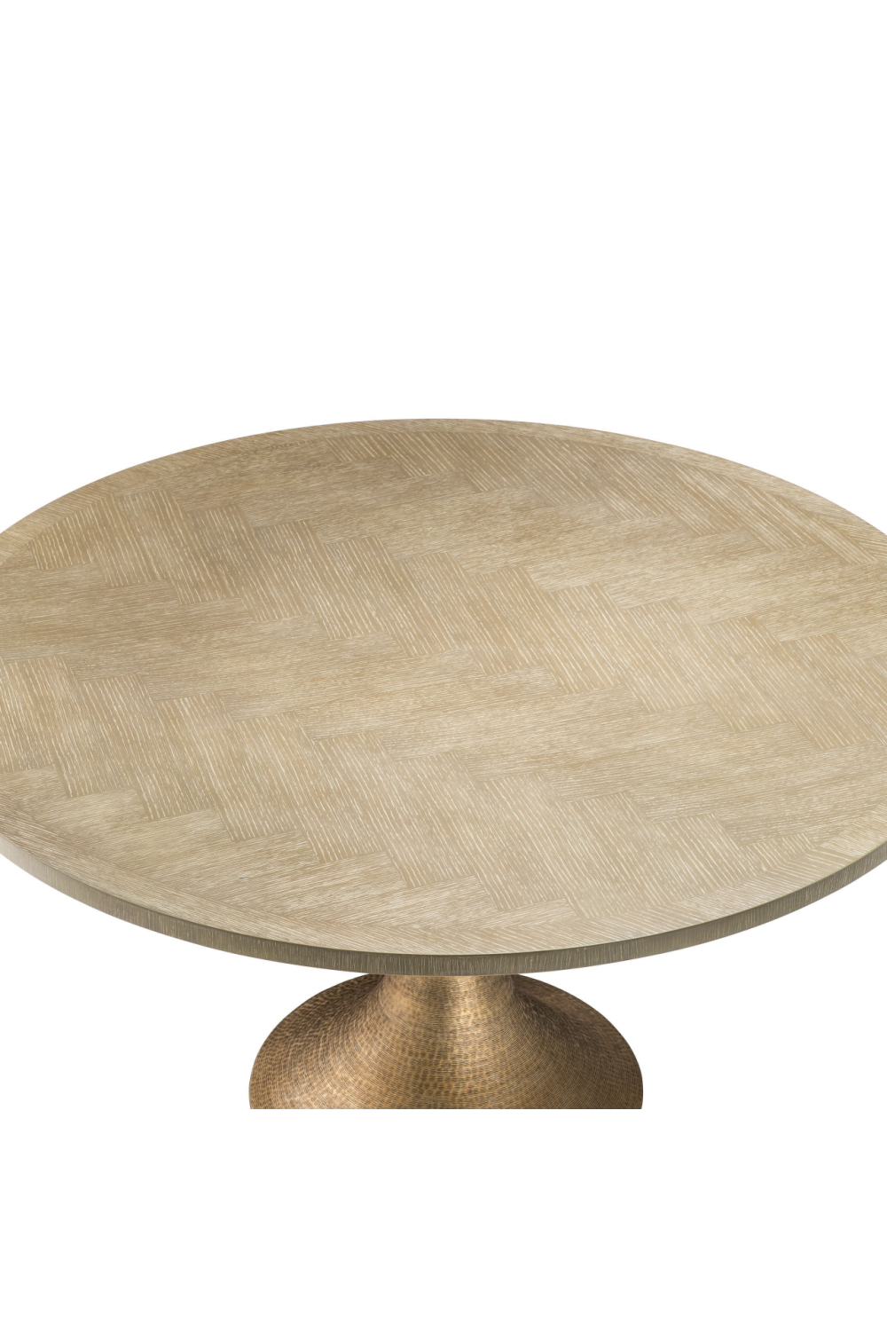 Round Oak Dining Table Melchior | Eichholtz Miami