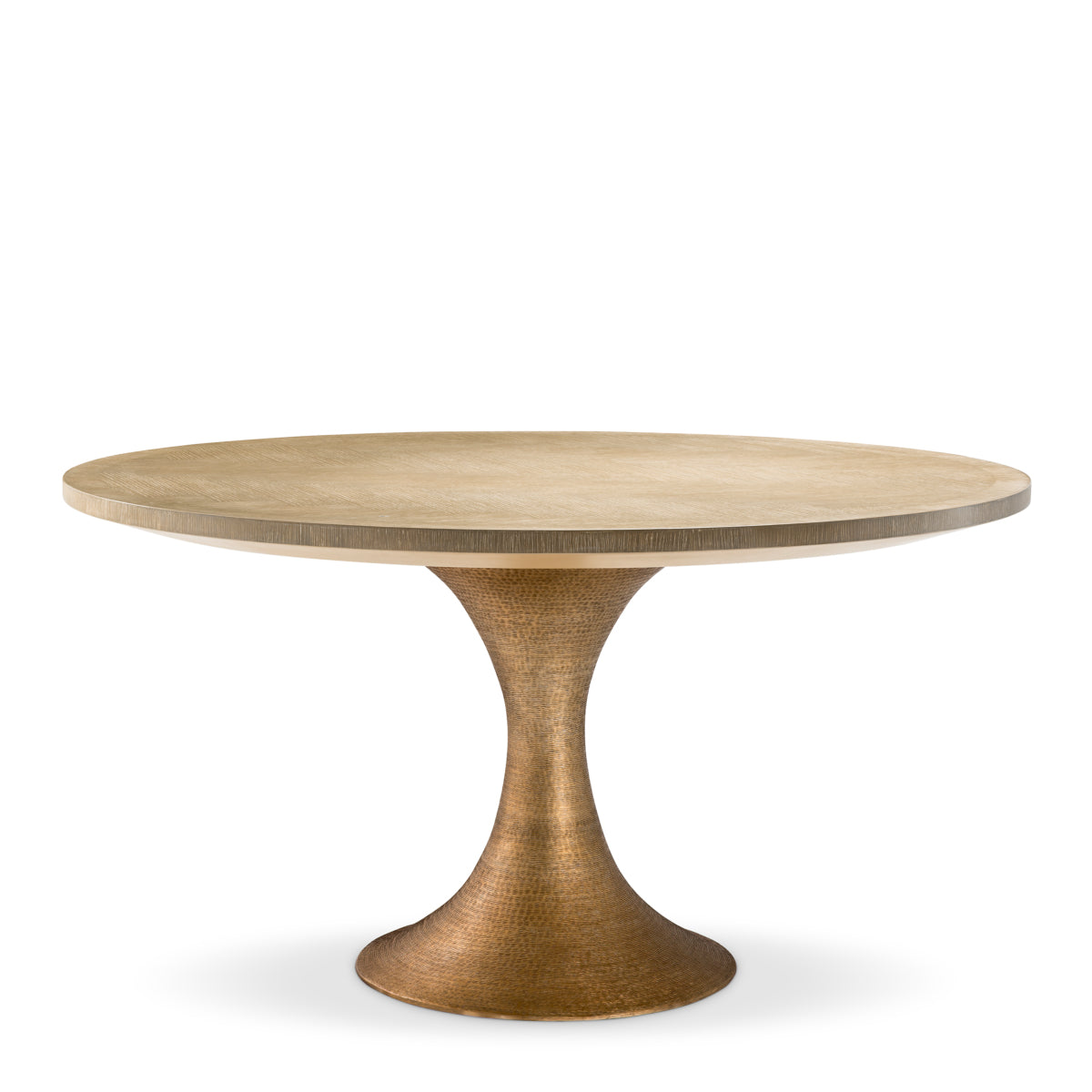 Round Oak Dining Table Melchior | Eichholtz Miami