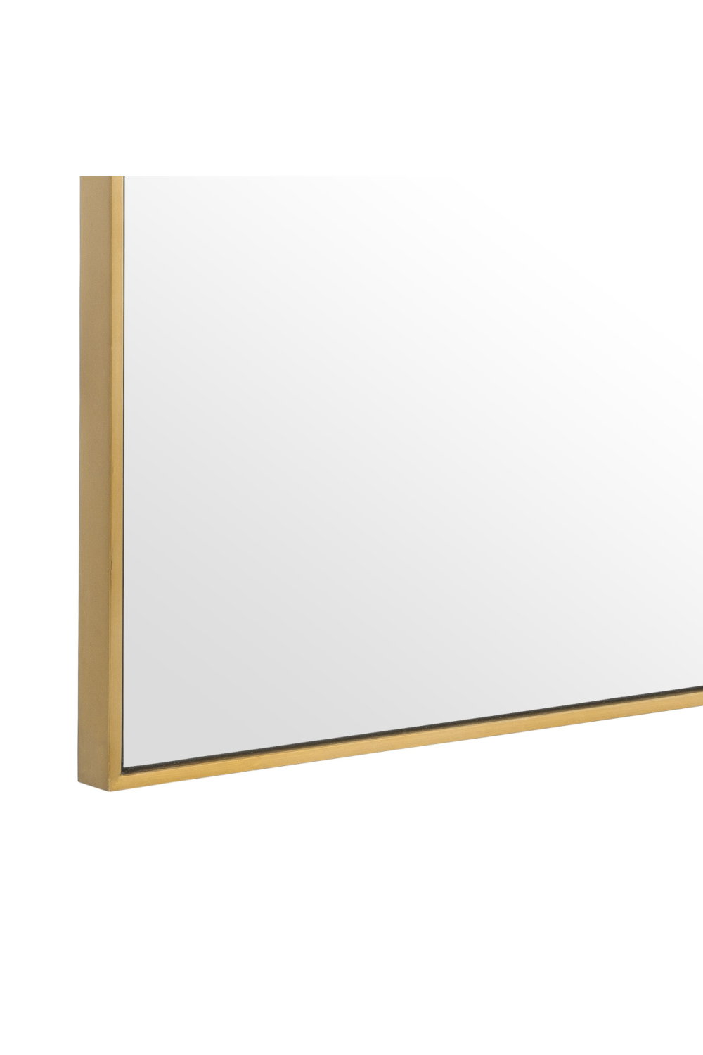 Brushed Brass Mirror Redondo | Eichholtz Miami
