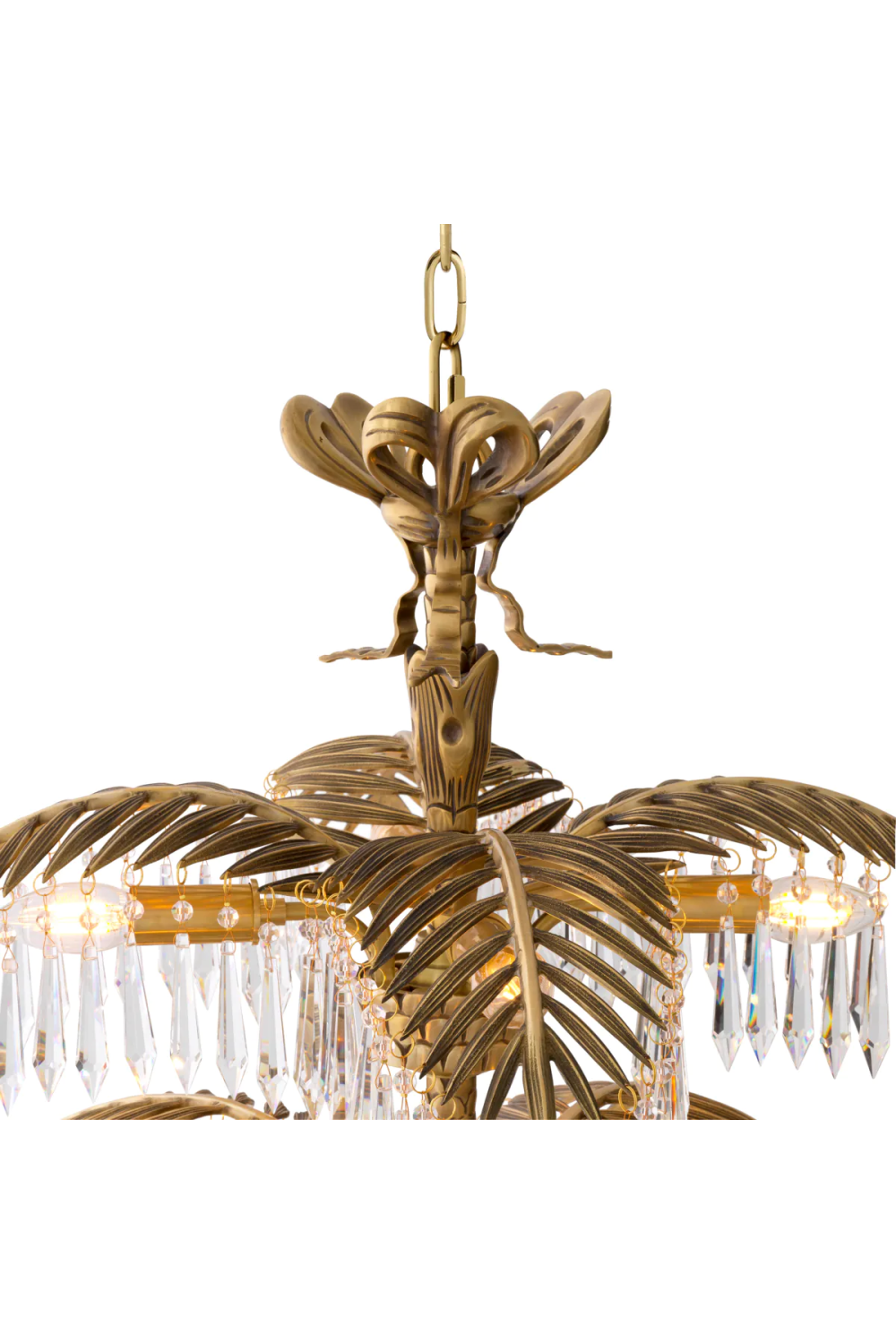 Brass Crystal Chandelier XL Hildebrandt | Eichholtz Miami