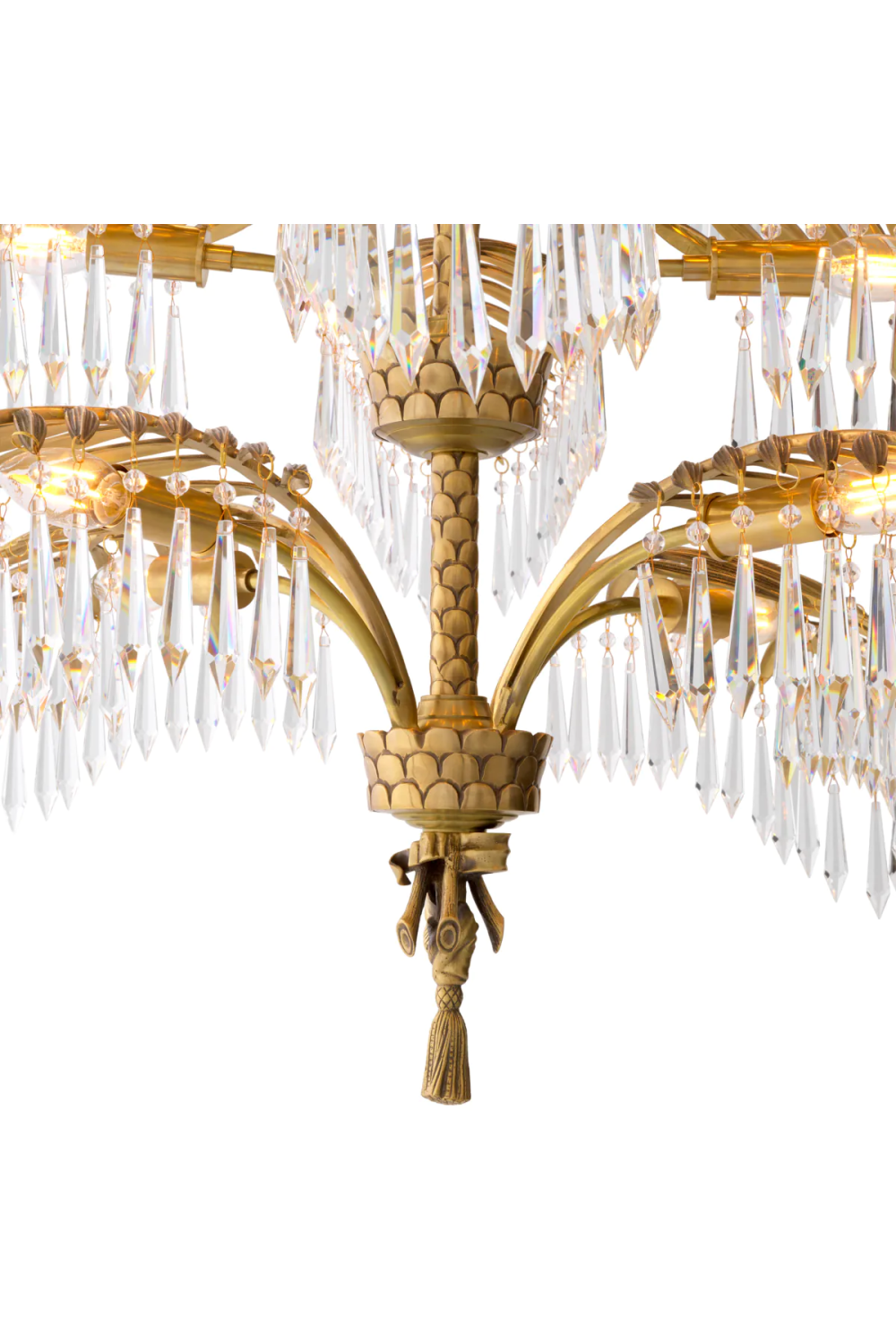 Brass Crystal Chandelier XL Hildebrandt | Eichholtz Miami