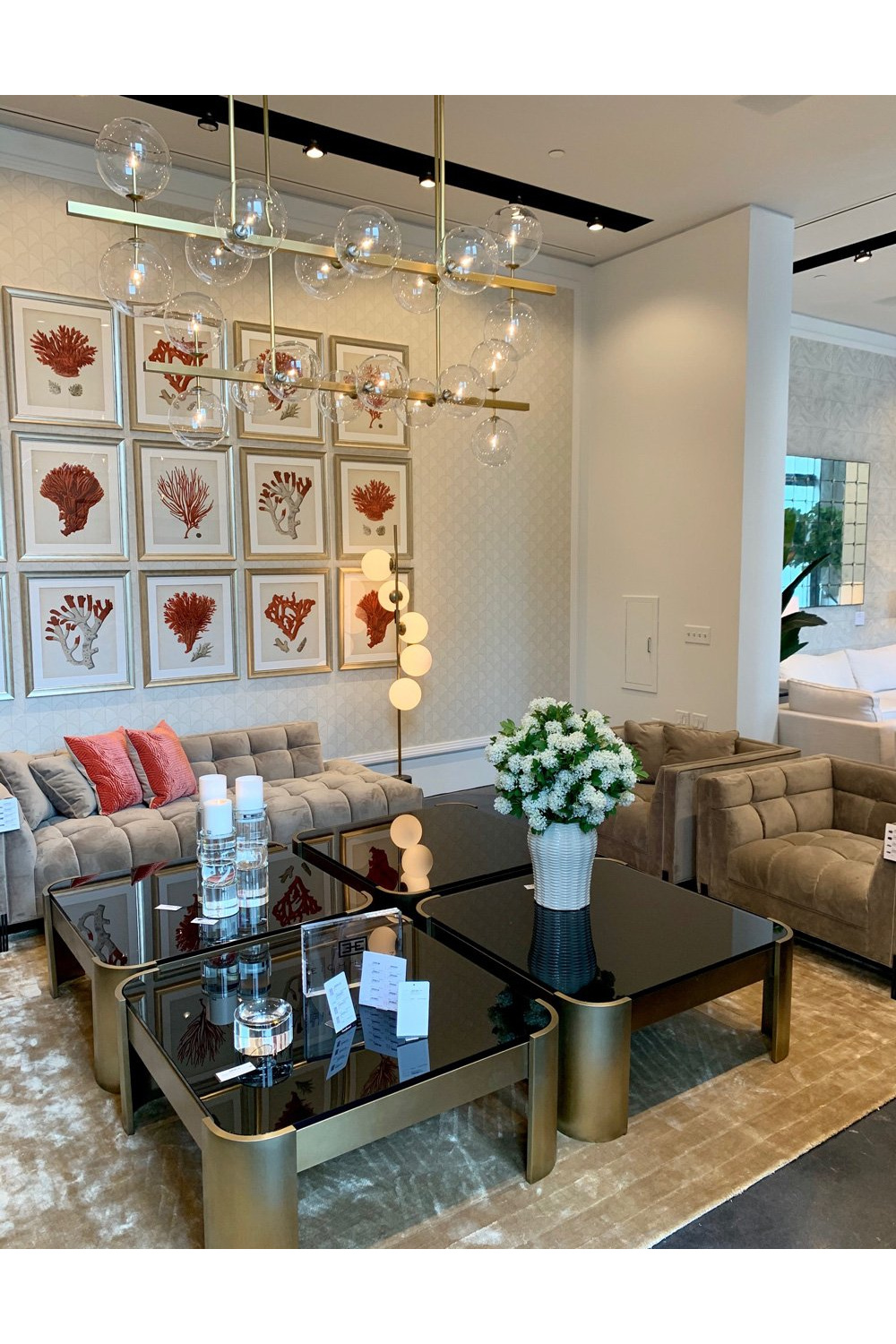 Vintage Mastercraft Coffee Table Courrier | Eichholtz Miami