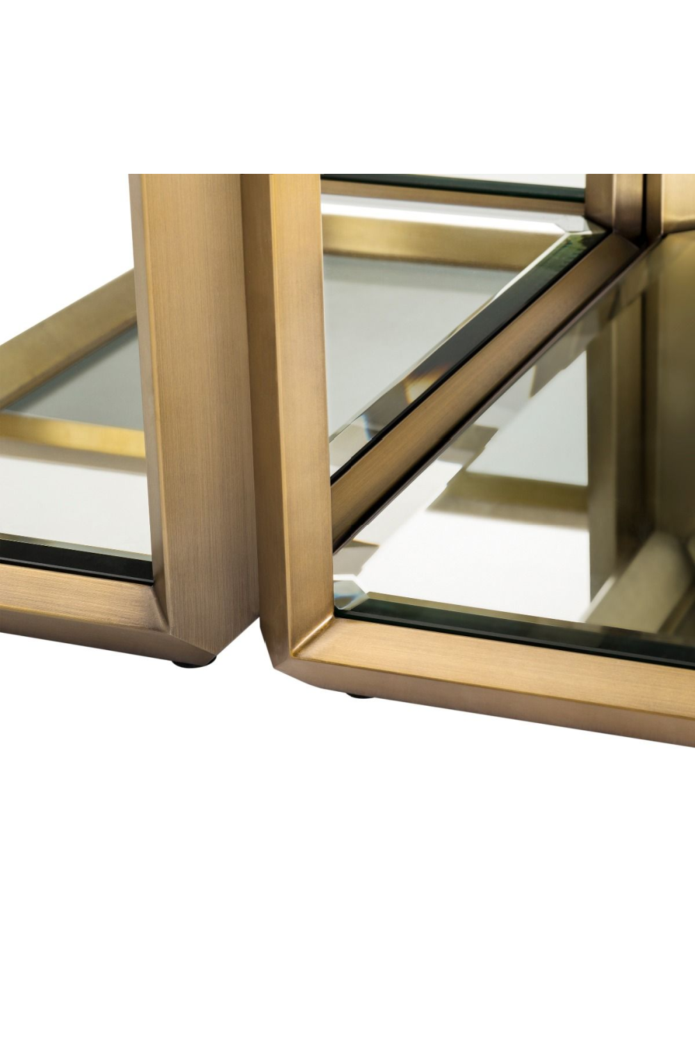 Brass Coffee Table Set (4) Callum | Eichholtz Miami