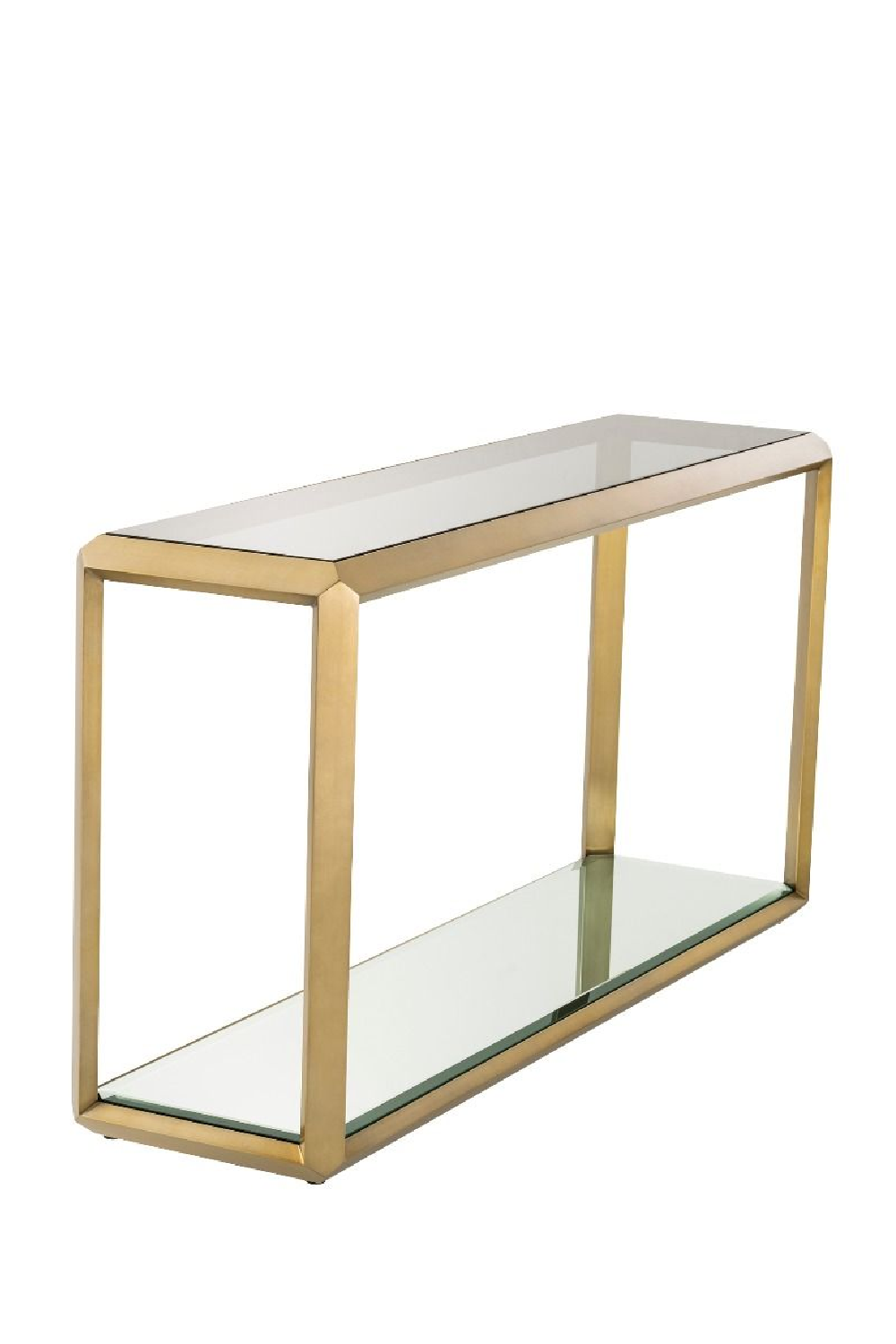 Slim Brass Console Table Callum | Eichholtz Miami