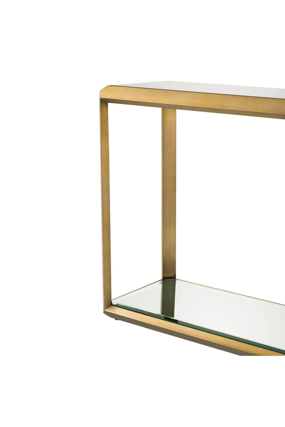 Slim Brass Console Table Callum | Eichholtz Miami