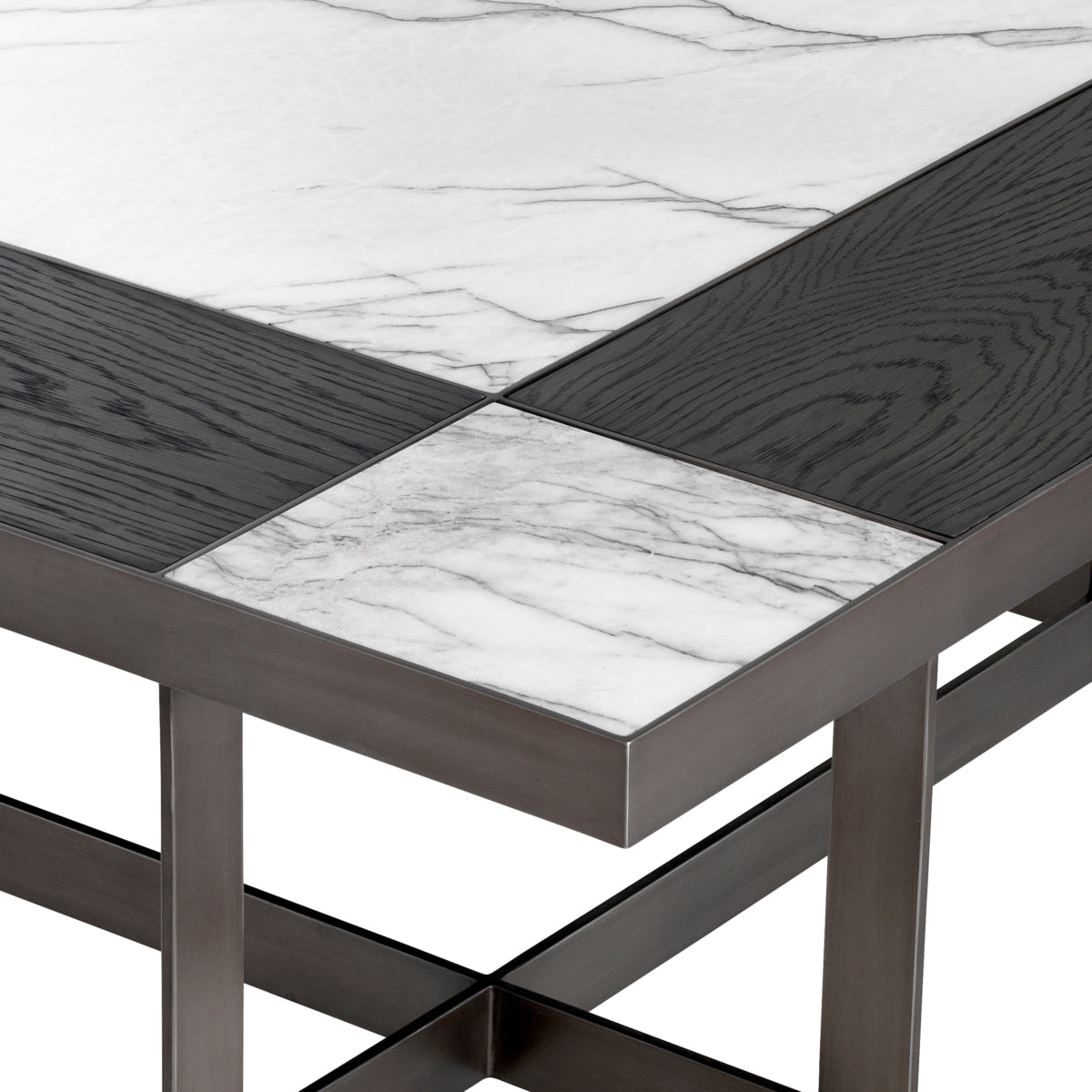 White Mocha Coffee Table Hermoza | Eichholtz Miami
