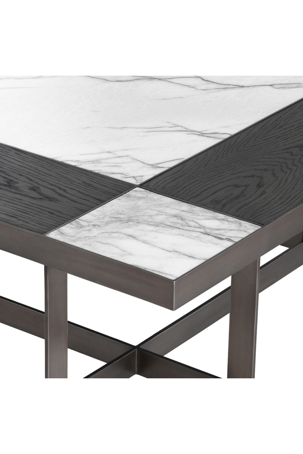 White Mocha Coffee Table Hermoza | Eichholtz Miami