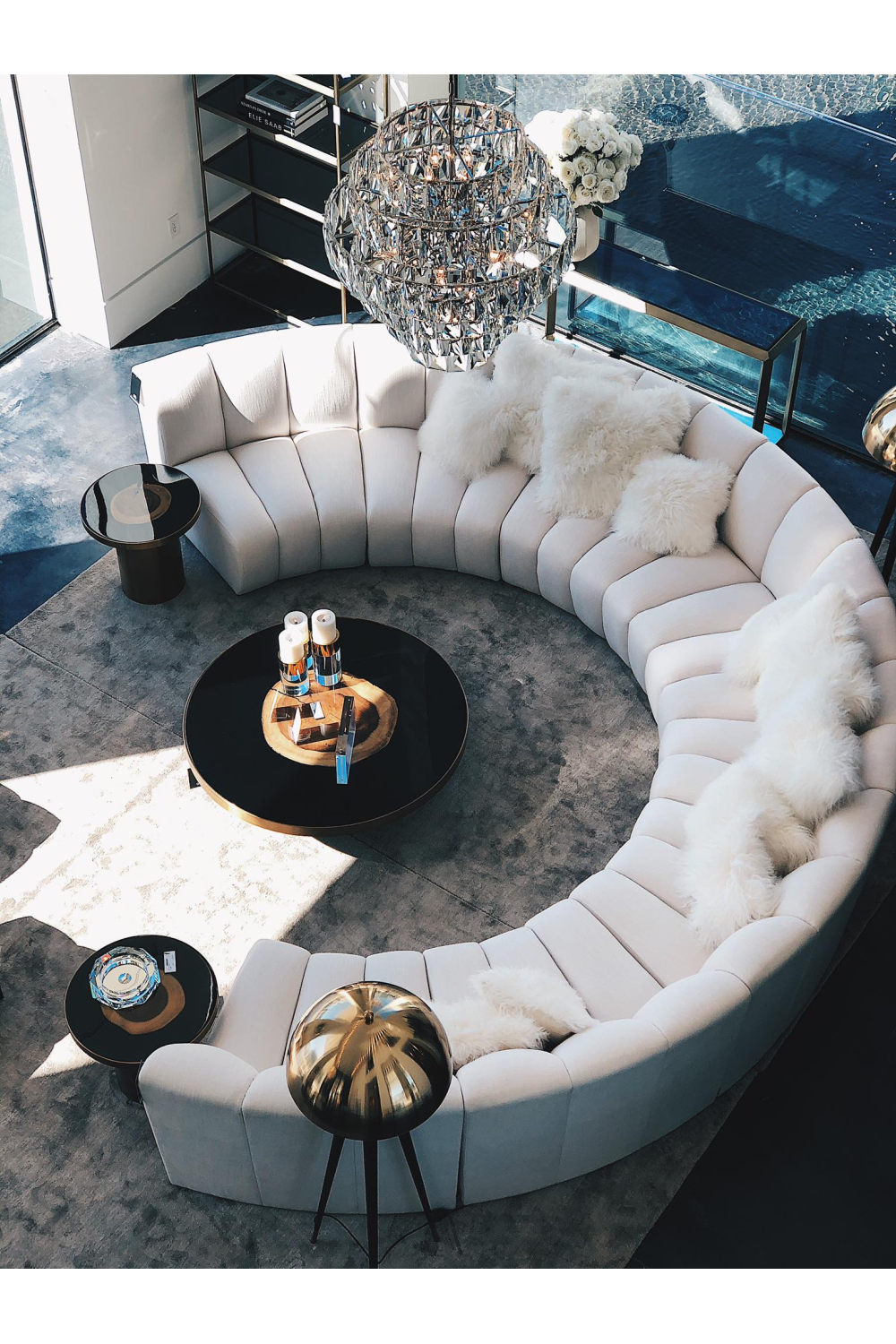 Curved Modular Sofa Lando | Eichholtz Miami