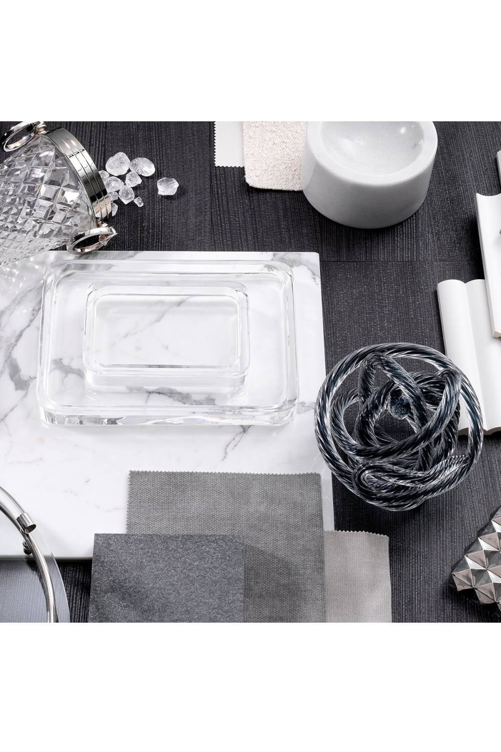 Glass Rope Desk Accessory Dominico | Eichholtz Miami